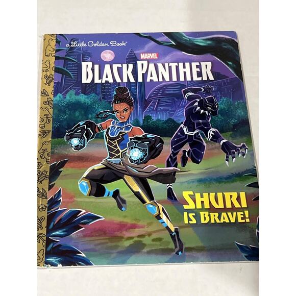 Lot of 5 Little Golden Books – Elmo Loves You, Black Panther, Trolls, Simone - Picture 4 of 11